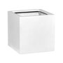 Pottery Pots Essential Block vierkante plantenbak mat wit